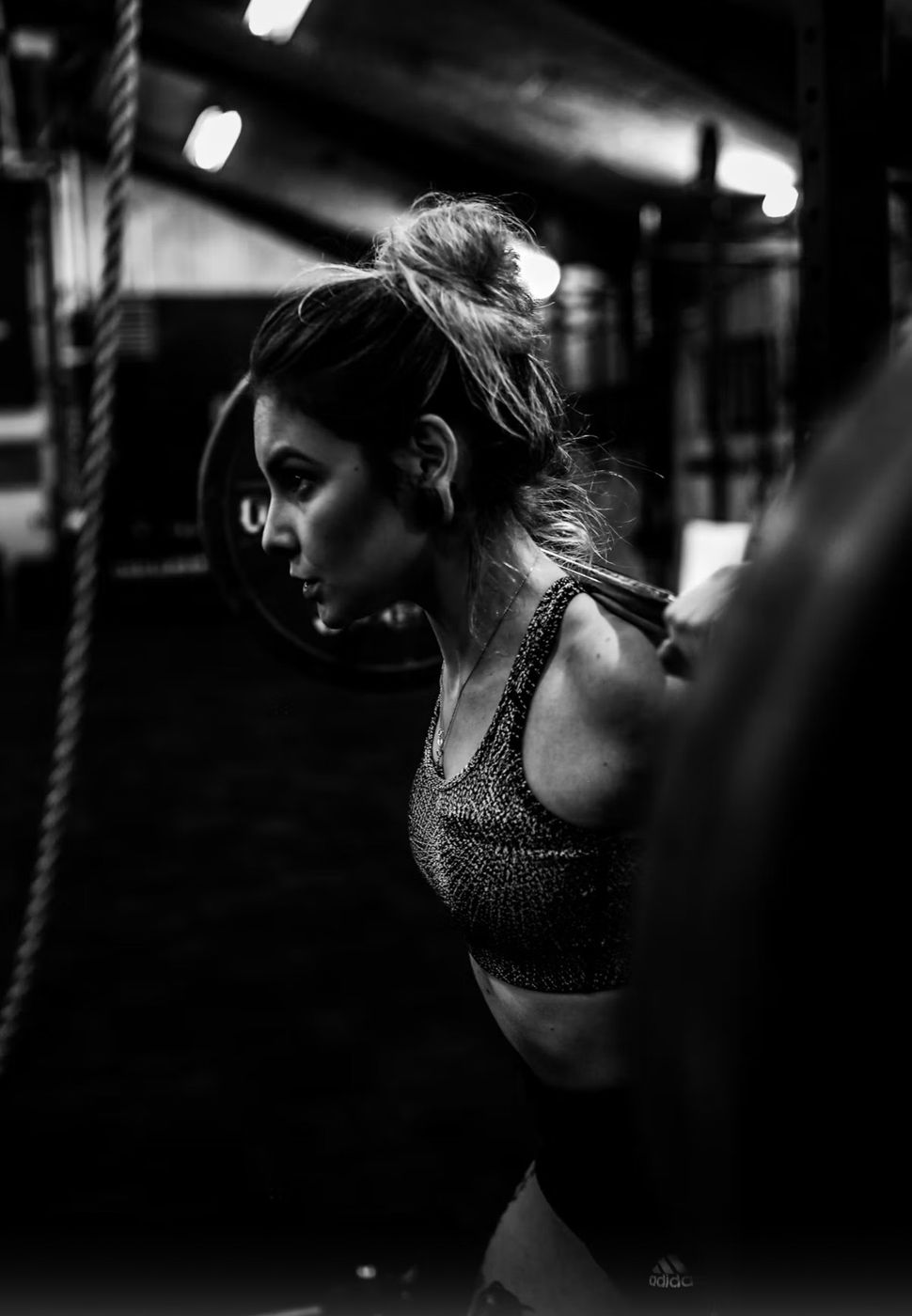 Squat barre sur les épaules
